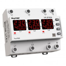 Реле напруги з контролем струму – VA-3F40A M6R